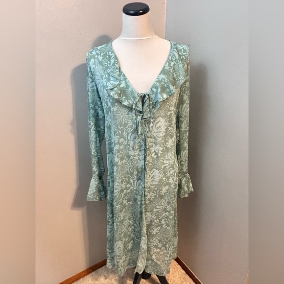 Wild Fable ruffle long duster NWOT - Picture 1 of 1